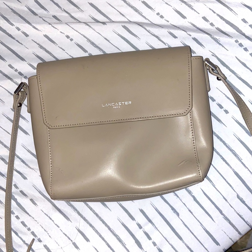 tanned off the shoulder lancaster purse